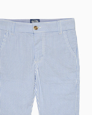 Chelsea Clothing Company Trousers Jacob Trousers in Pale Blue Stripe