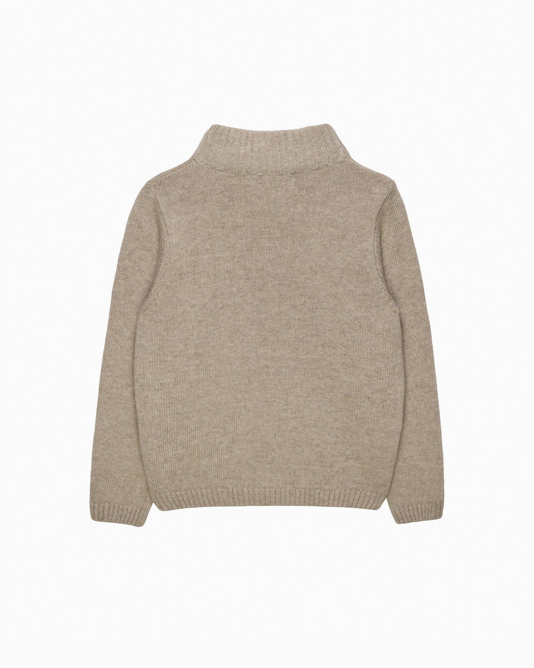 Chelsea Clothing Company sweater Charles Car Half Zip sweater in Oatmeal