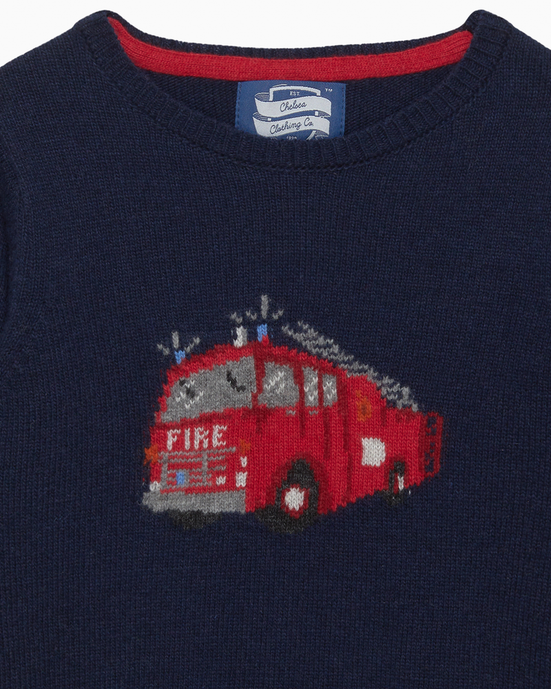 Fire Engine Sweater