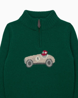 Chelsea Clothing Company sweater Henry Car Half Zip sweater