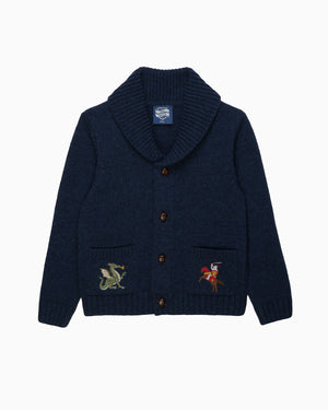 Chelsea Clothing Company Cardigan Knight & Dragon Shawl Cardigan