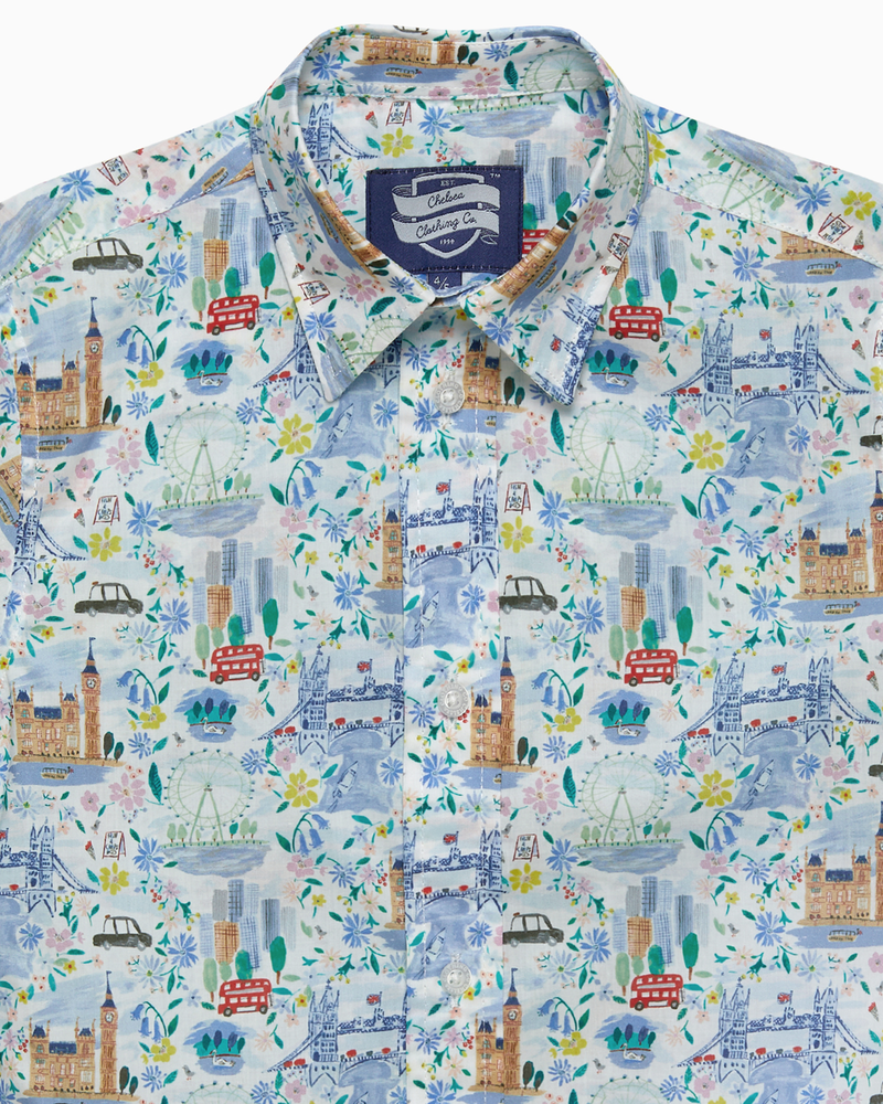 Short-Sleeved London Scenes Shirt