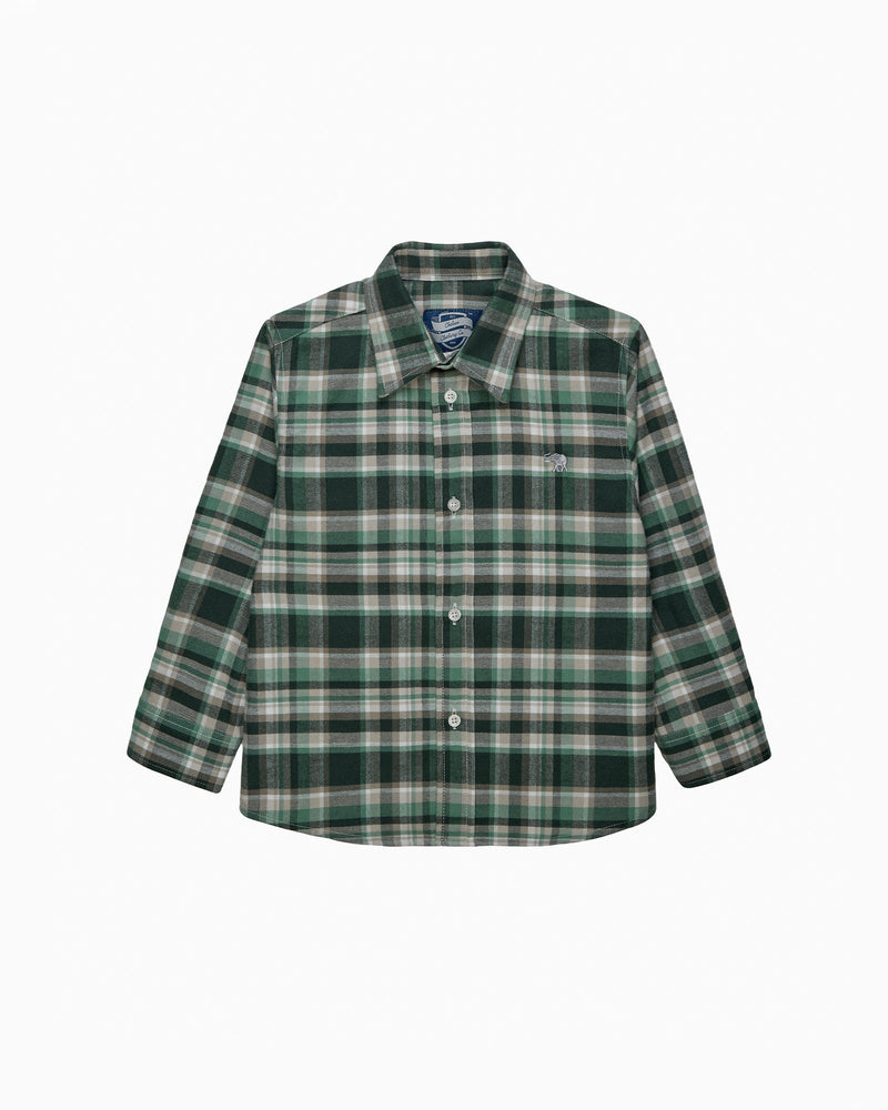 Chelsea Clothing Company Shirt Oliver Shirt in Green Check