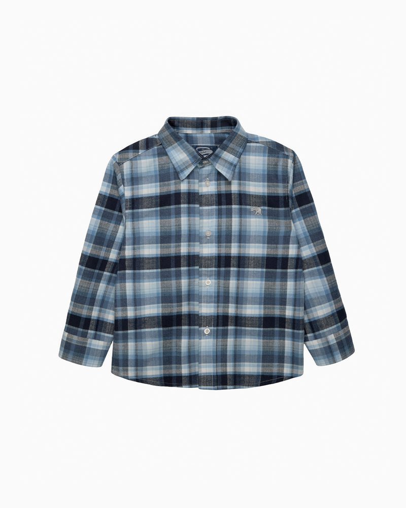 Chelsea Clothing Company Shirt Oliver Shirt in Navy Check