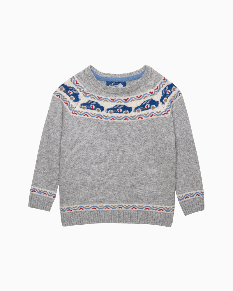 Sebastian Car Fair Isle Jumper