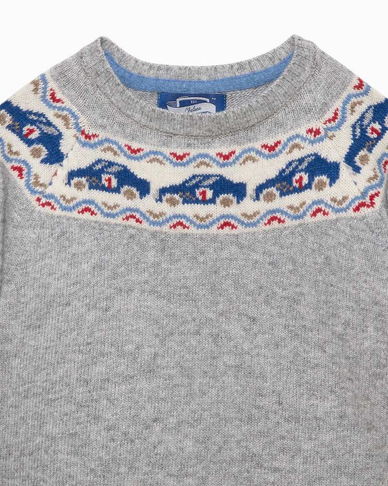 Sebastian Car Fair Isle Jumper