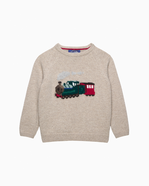 Steam Train Jumper in Oatmeal