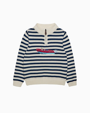 Speed Boat Half Zip Sweater