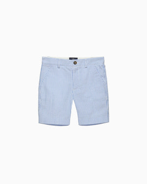 Theo Tailored Shorts in Blue Stripe