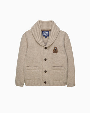 Timothy Teddy Shawl Collar sweater
