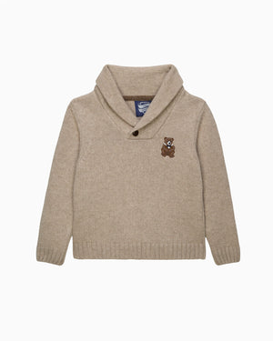 Timothy Teddy Shawl Collar Sweater
