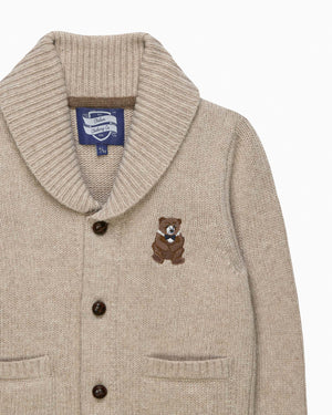 Timothy Teddy Shawl Collar sweater