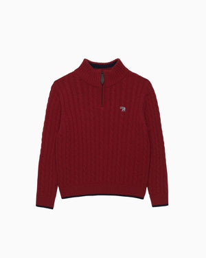 Chelsea Clothing Company Jumper Christopher Half Zip Jumper