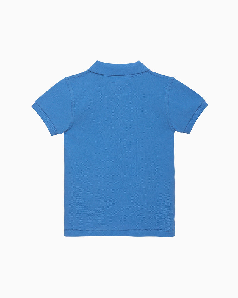 Harry Piqué Polo in Sky Blue