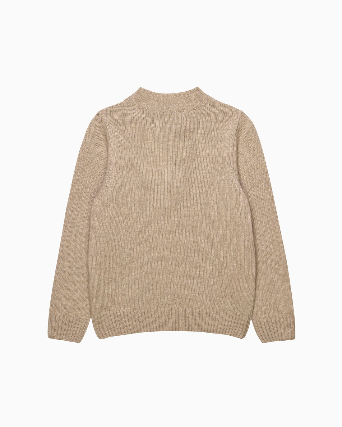 Chelsea Clothing Company Jumper Sebastian Car Half Zip Jumper in Oatmeal