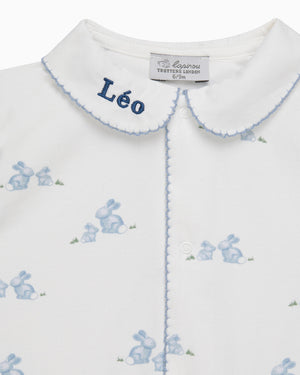 Baby Bunny Onesie in Pale Blue