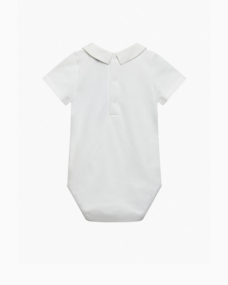 Baby Short-Sleeved Monty Bodysuit in Augustus Lion & Friends