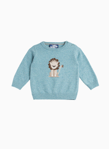 Little Baby Augustus Lion Sweater