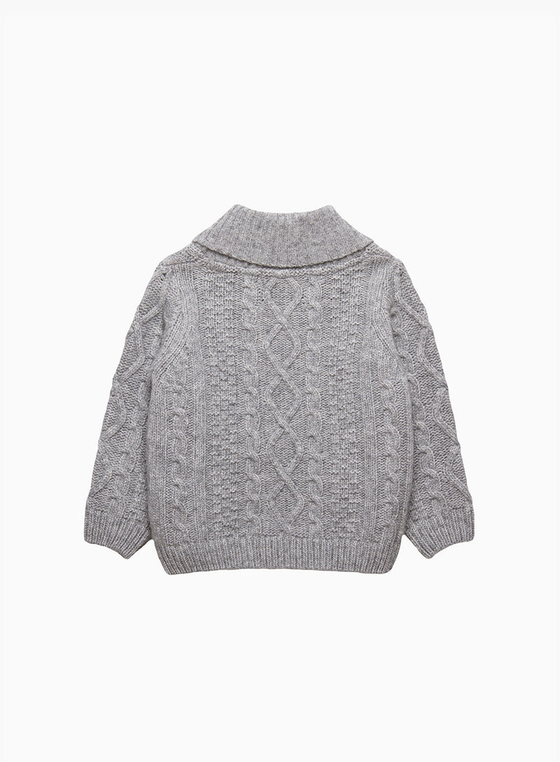 Baby Finn Shawl Collar Sweater
