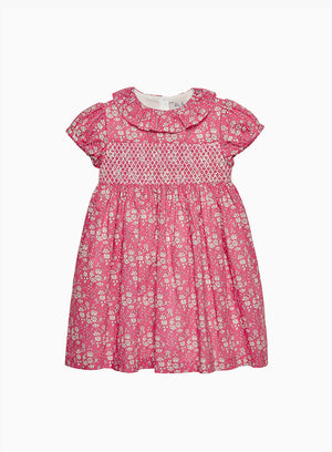 Baby Capel Floral Smocked Party Dress