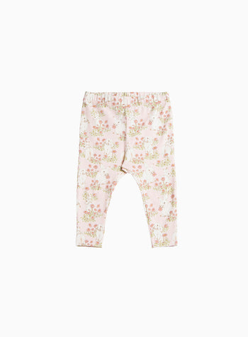 Little Fluffy Bunny Leggings in Pink