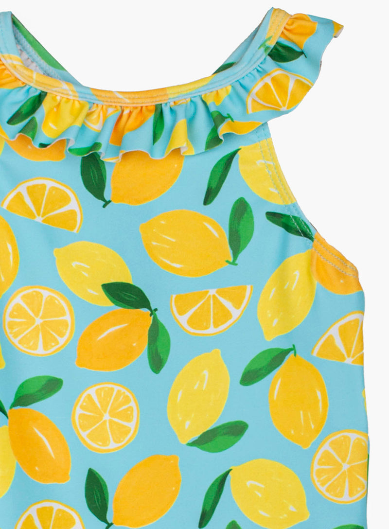 Baby Frill Swimsuit in Lemon