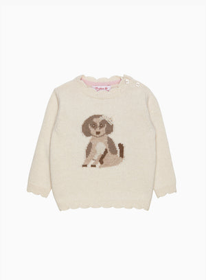 Baby Mina Puppy Sweater