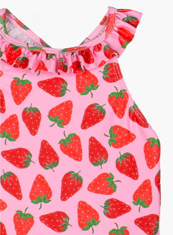 Hampton Swim Swimsuit Baby Frill Swimsuit in Strawberry