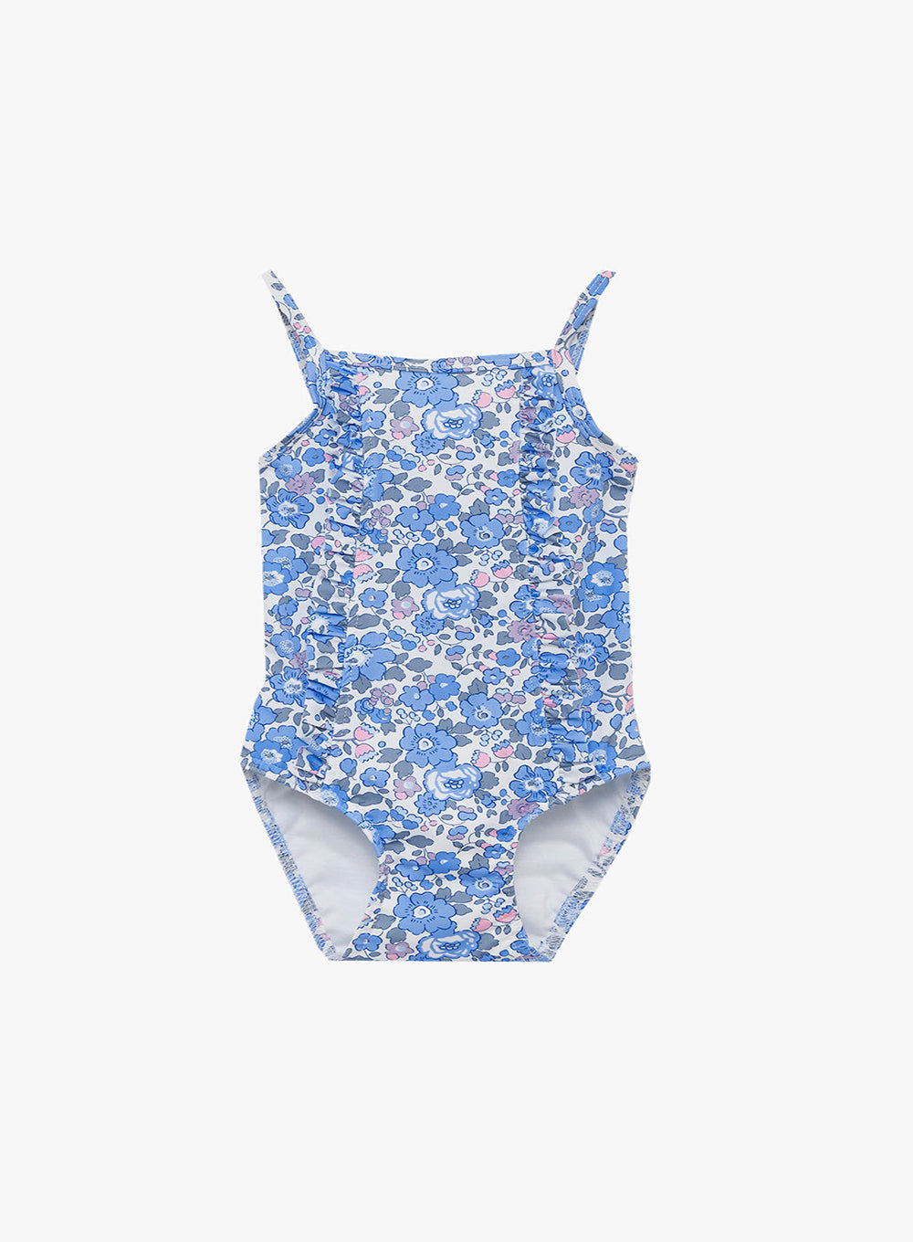Little Frill Swimsuit in Blue Betsy | Trotters Childrenswear – Trotters ...