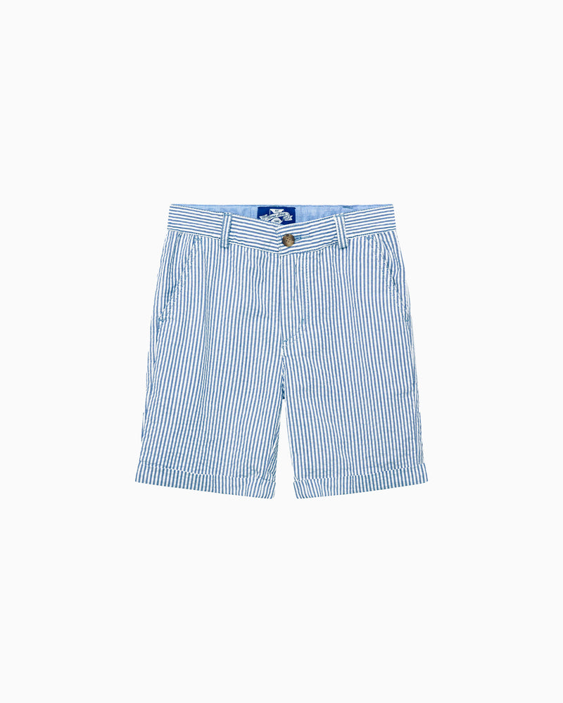 Charlie Chino Shorts in Blue Stripe