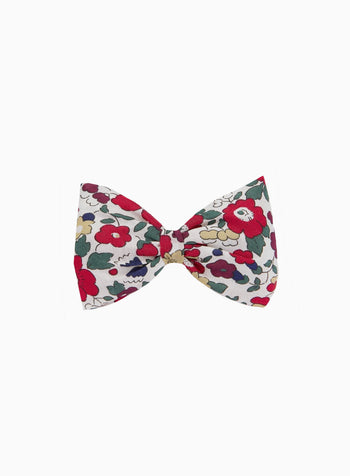 Bow Hair Clip in Red Betsy