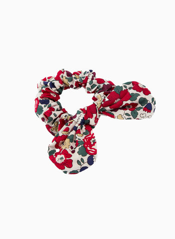 Bow Scrunchie in Red Betsy