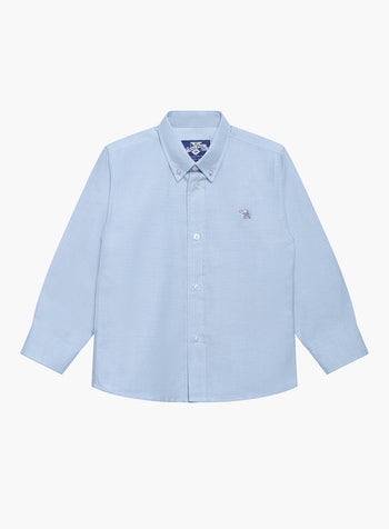 Thomas Shirt in Pale Blue Chambray