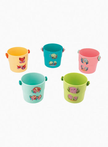 Janod Baby Animals Bath Buckets