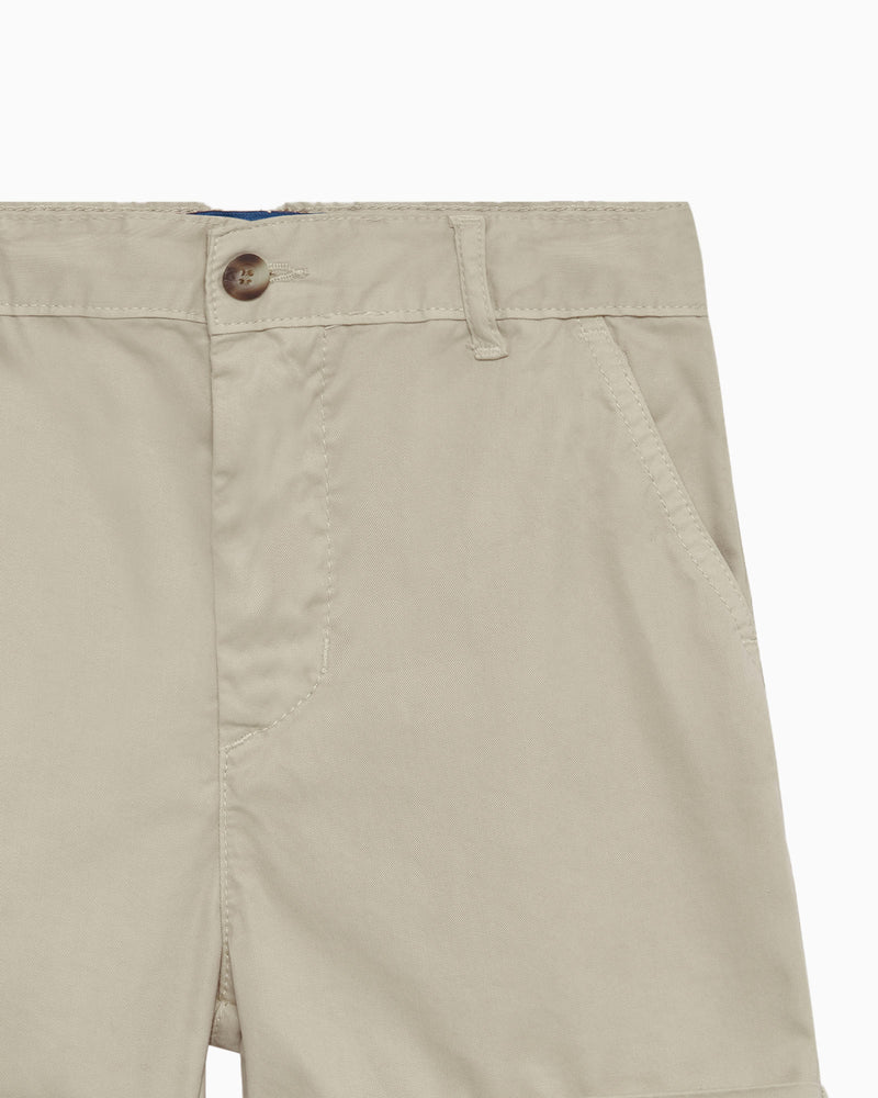 Charlie Chino Shorts in Stone