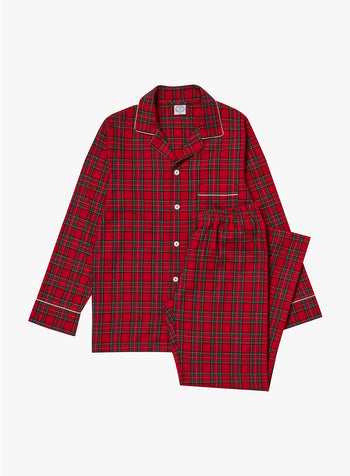 Daddy Cozy Plaid Pajamas