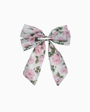 Lily Rose Clip Extra Large Bow Hair Clip in Pink Carline