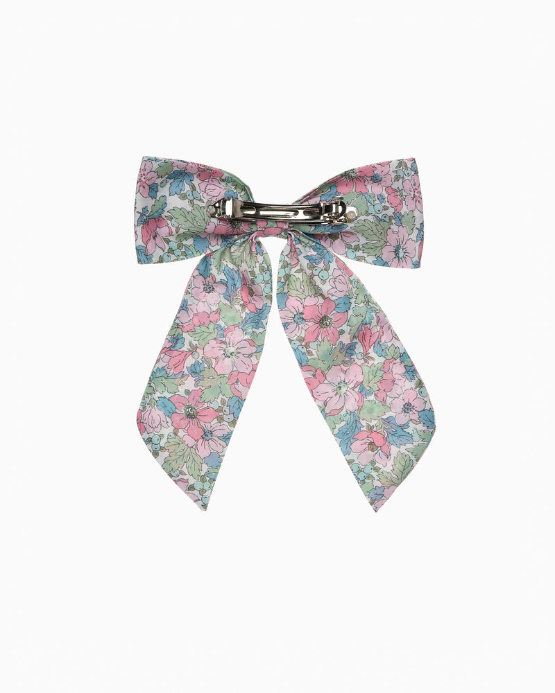 Lily Rose Clip Extra Large Bow Hair Clip in Pink Dahlia