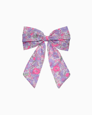 Lily Rose Clip Extra Large Bow Hair Clip in Lilac Betsy