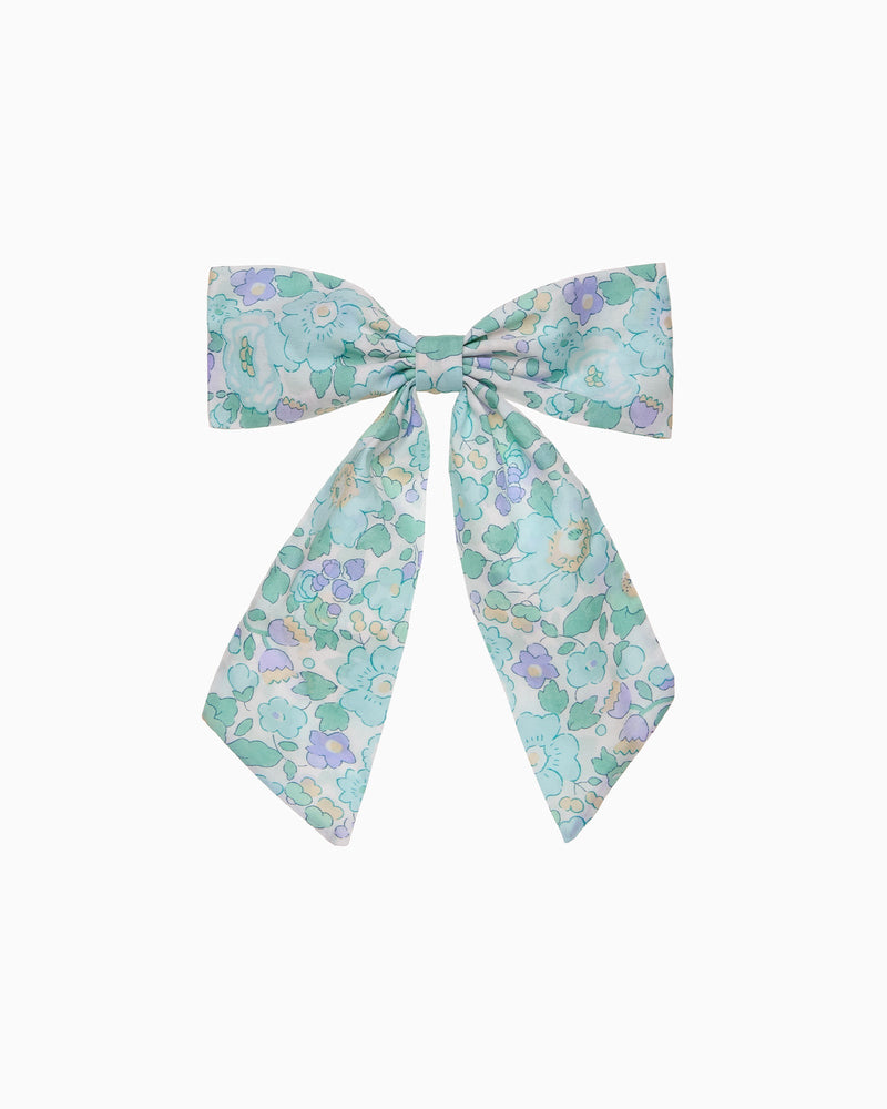 Lily Rose Clip Extra Large Bow Hair Clip in Peppermint Betsy