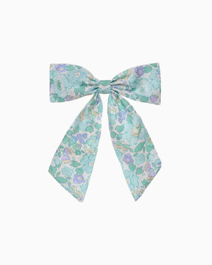 Lily Rose Clip Extra Large Bow Hair Clip in Peppermint Betsy
