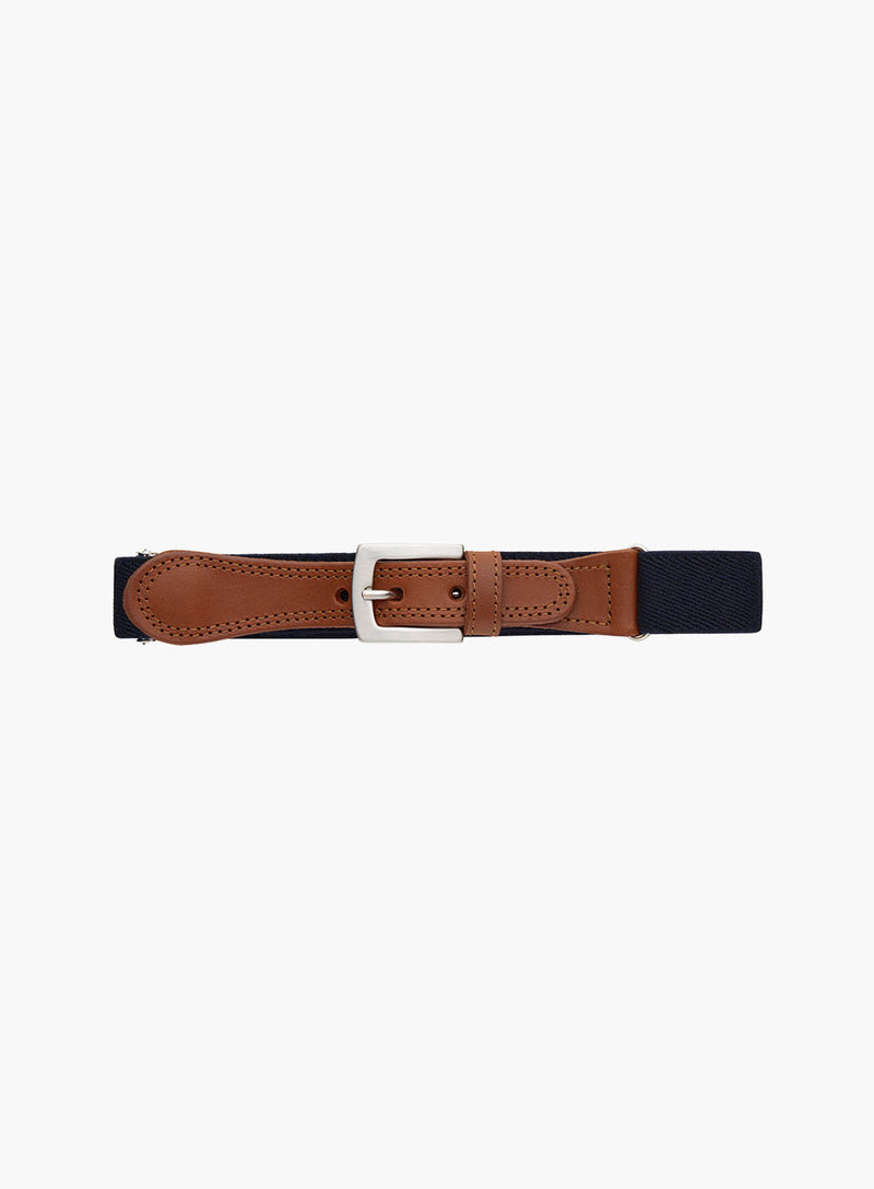 Elasticated Belt in Navy