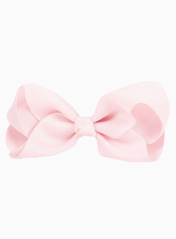 Extra Large Bow Hair Clip in Powder Pink