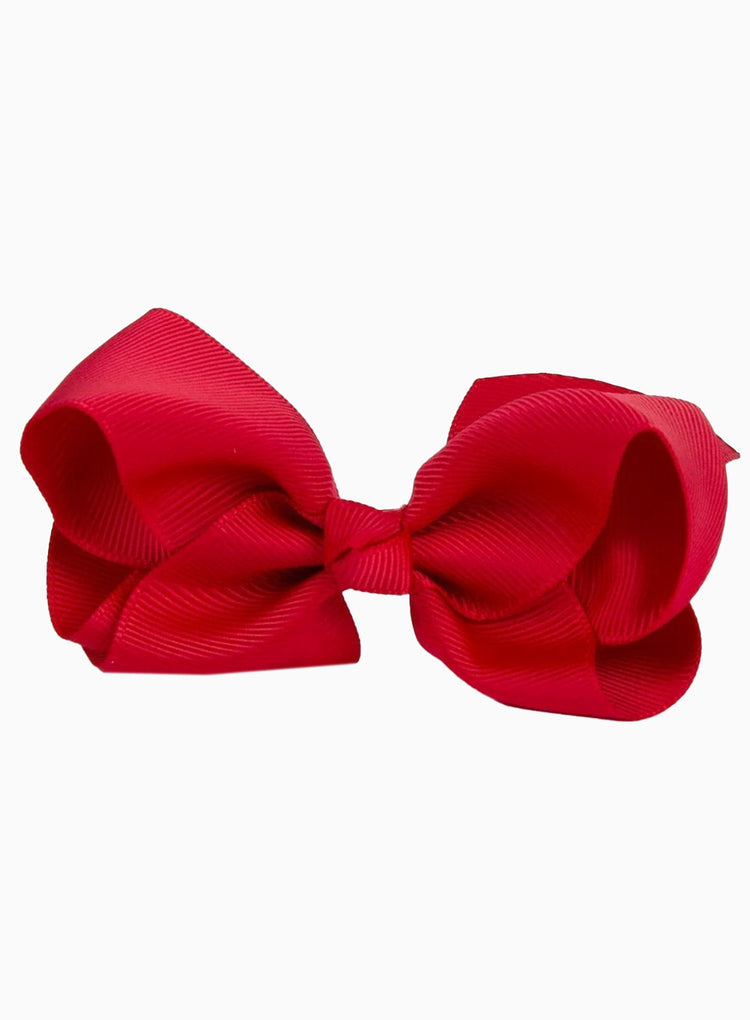 Extra Large Bow Hair Clip in Ruby