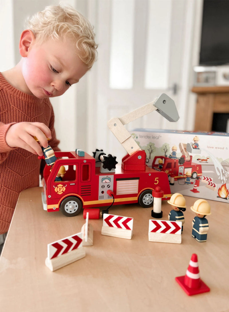 Tender Leaf Toys Fire Engine