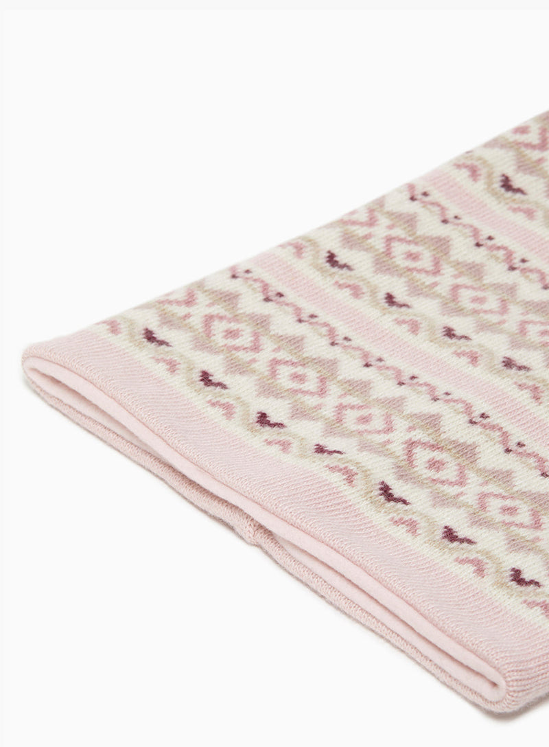 Frankie Snoody in Pale Pink Fair Isle