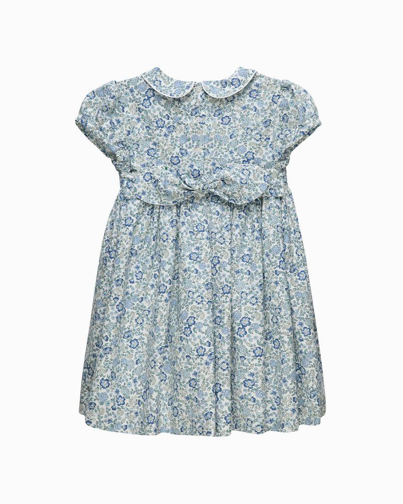 Confiture Dress Arabella Floral Smocked Dress in Blue