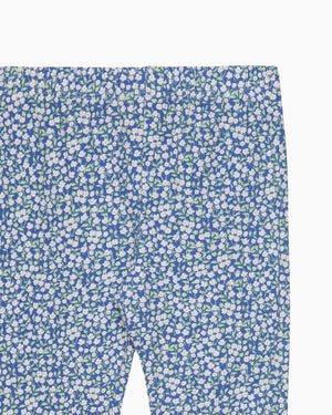 Blue Ditsy Floral Leggings