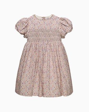 Lily Rose Dress Carnation Floral Smocked Party Dress