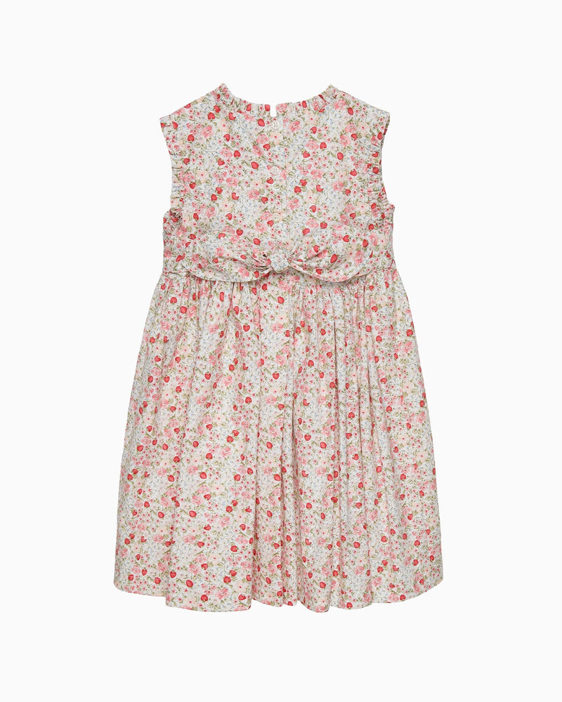 Strawberry Floral Smocked Dress